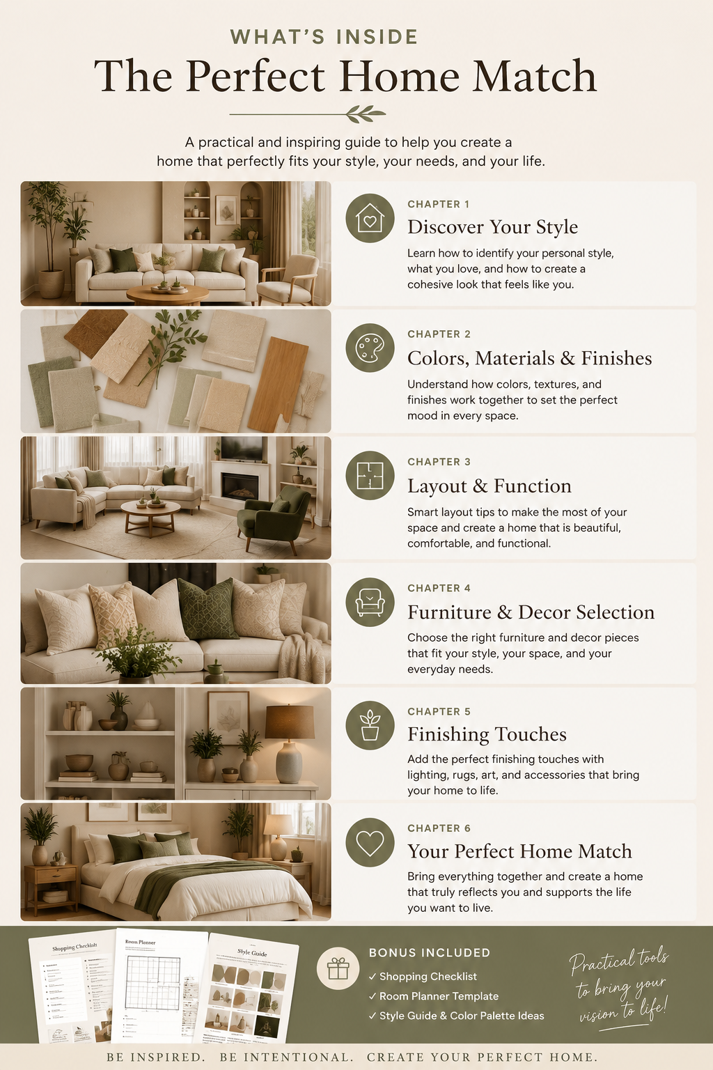 The Perfect Home Match: A Practical Guide to Combining Furniture, Curtains, Colors, and Decor