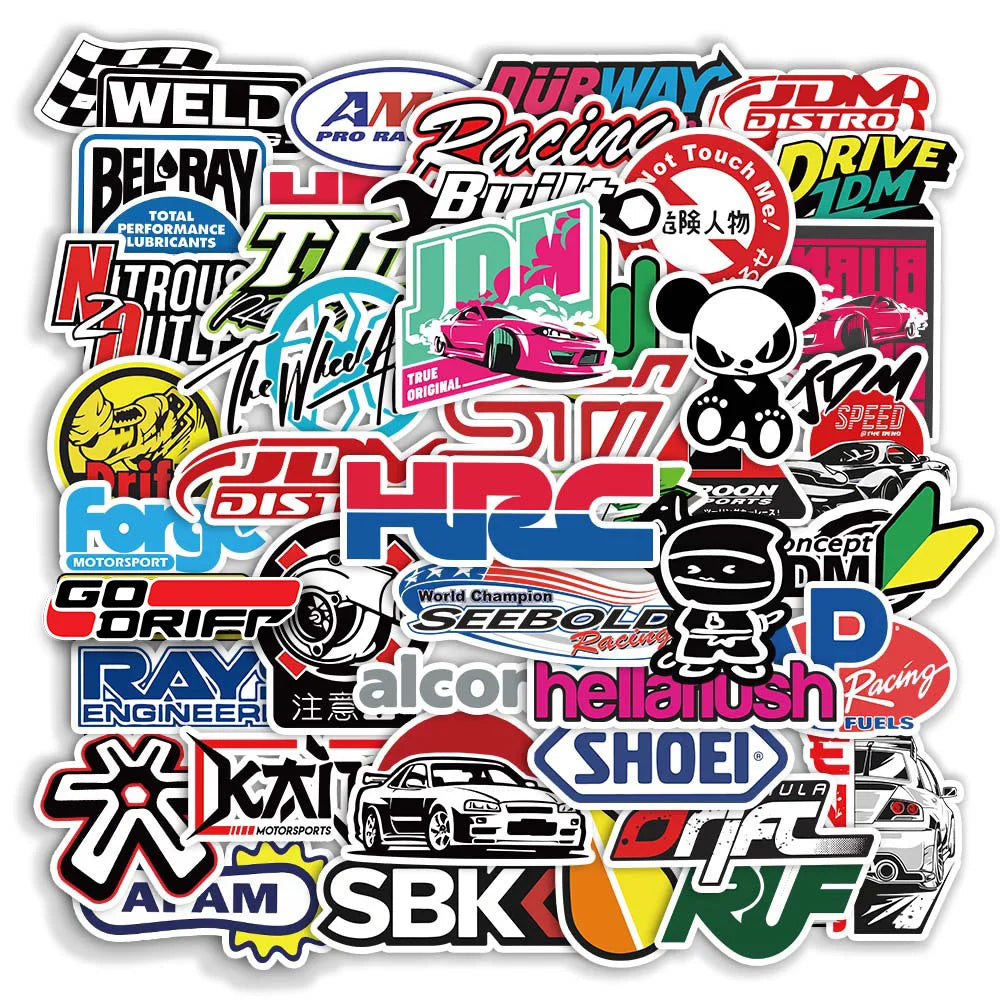 JDM Sticker Pack for Car, Bike, Laptop & Skateboard