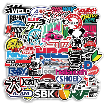 JDM Sticker Pack for Car, Bike, Laptop & Skateboard