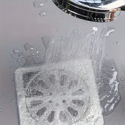 Self-Adhesive Floor Drain Hair Filter Mesh Strip
