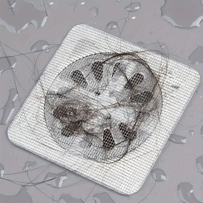 Self-Adhesive Floor Drain Hair Filter Mesh Strip