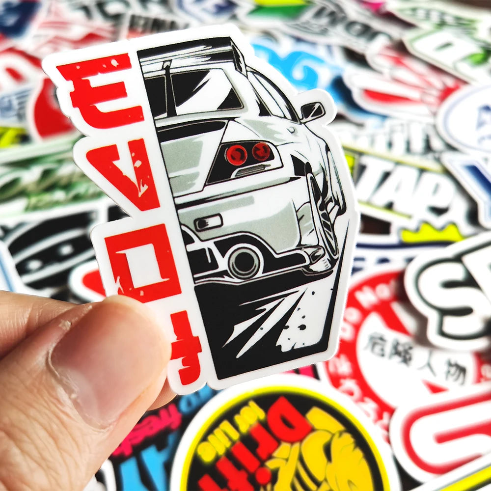 JDM Sticker Pack for Car, Bike, Laptop & Skateboard