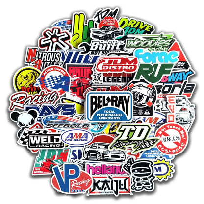 JDM Sticker Pack for Car, Bike, Laptop & Skateboard